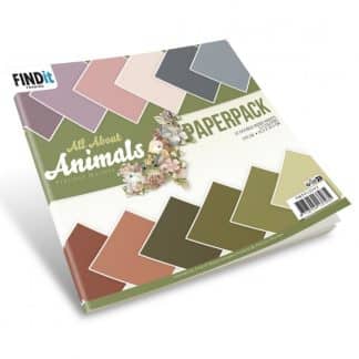 Paperpack - All about animals, Solid colours