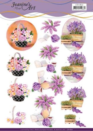 Knipvel - Purple flowers