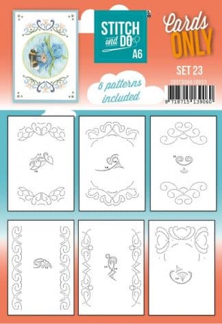 Stitch and do cards only - set 23