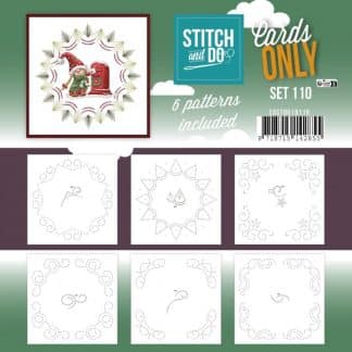 Stitch and do cards only - set 110